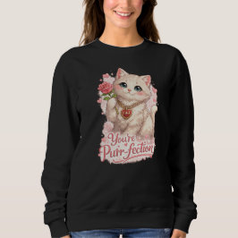 Je bent mijn snor-fecte Valentijn Kat T-shirt – Mo