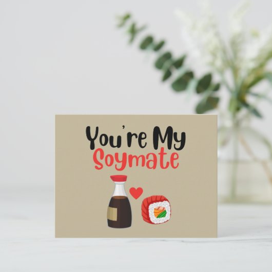 Je bent mijn Soymaat, Soy Briefkaart (Staand voorkant)