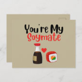 Je bent mijn Soymaat, Soy Briefkaart (Voorkant / Achterkant)