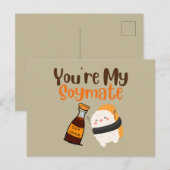 Je bent mijn Soymaat, Soy Briefkaart (Voorkant / Achterkant)