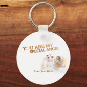 Je bent mijn speciale engel - pas hem aan! sleutelhanger (Voorkant)
