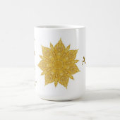 Je bent mijn ster altijd Golden White Koffiemok (Center)