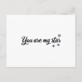 Je bent mijn ster briefkaart (Voorkant)