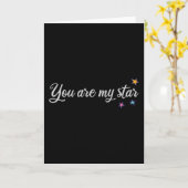 Je bent mijn ster kaart (Gele Bloem)