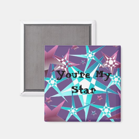 Je bent mijn ster magneet (Voorkant / Achterkant)