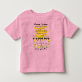 Je bent mijn Sunshine Add Name Kinder Shirts