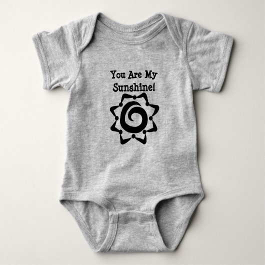Je bent mijn Sunshine Baby Bodysuit. Romper (Voorkant)