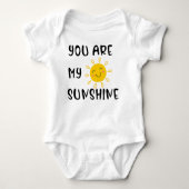 Je bent mijn Sunshine Baby Bodysuit. Romper (Voorkant)