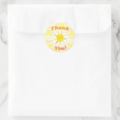 Je bent mijn Sunshine Baby shower Dank je Ronde Sticker (Tas)