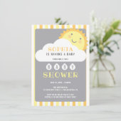 Je bent mijn Sunshine Baby shower Invitation Kaart (Staand voorkant)