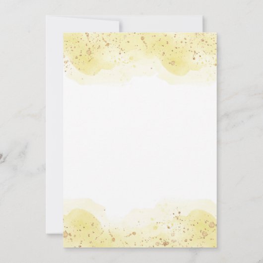 Je bent mijn Sunshine Baby shower Kaart (Achterkant)