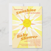 Je bent mijn Sunshine Baby shower Kaart (Voorkant)