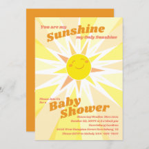 Je bent mijn Sunshine Baby shower