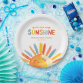 Je bent mijn Sunshine Baby shower Papieren Bordje (Feest)