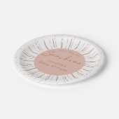 Je bent mijn Sunshine Baby shower Papieren Bordje (Gekanteld)