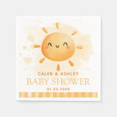 Je bent mijn Sunshine Baby shower Papiers Servet (Voorkant)