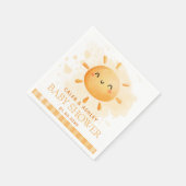 Je bent mijn Sunshine Baby shower Papiers Servet (Hoek)