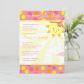 Je bent mijn Sunshine Baby Shower-uitvindingen - M Kaart (Staand voorkant)