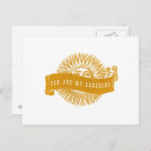 Je bent mijn Sunshine  Banner Art Briefkaart (Voorkant / Achterkant)