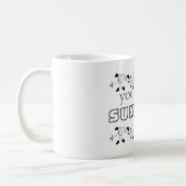 Je bent mijn Sunshine Black & White Swirl Pattern Koffiemok (Links)