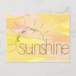 Je bent mijn Sunshine Briefkaart