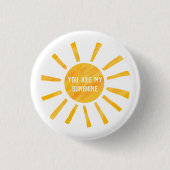 Je bent mijn Sunshine Button (Voorkant)