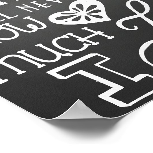 Je bent mijn Sunshine Chalkboard Poster (Hoek)