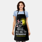 Je bent mijn Sunshine Coffee Lovers Schort (Gedragen)