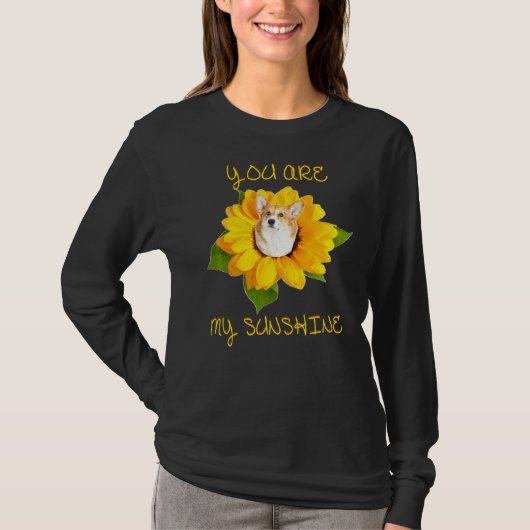 Je bent mijn Sunshine Corgi Premium T-shirt (Voorkant)