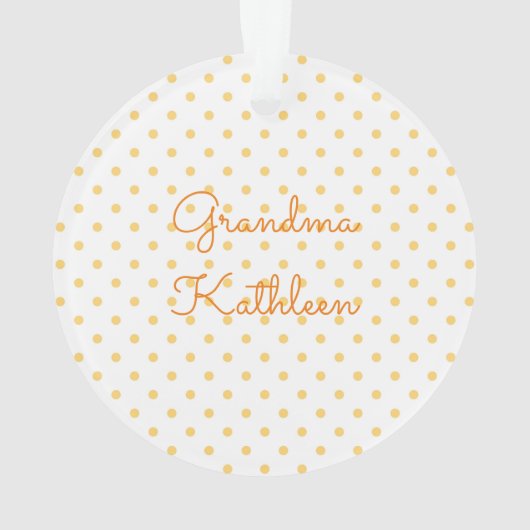 Je bent mijn Sunshine Custom Name Love Sweet Ornament (achterkant)