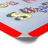 Je bent mijn Sunshine Cute Nursery Decor Poster (Hoek)