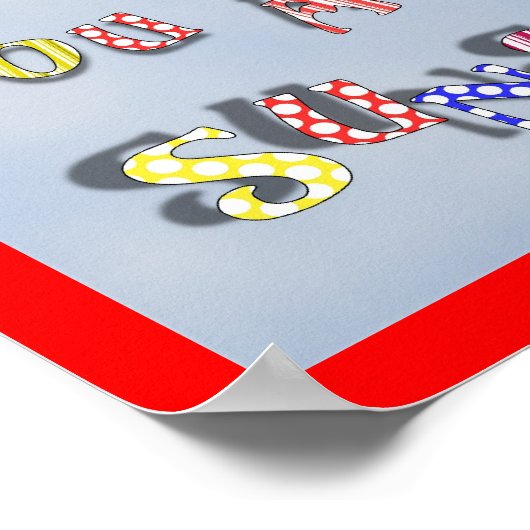 Je bent mijn Sunshine Cute Nursery Decor Poster (Hoek)