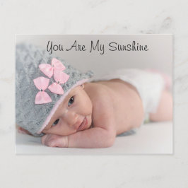 Je bent mijn Sunshine Foto Briefkaart