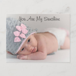 Je bent mijn Sunshine Foto Briefkaart