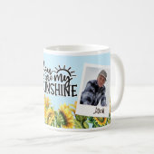 Je bent mijn Sunshine gepersonaliseerde foto Koffiemok (Voorkant rechts)