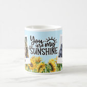 Je bent mijn Sunshine gepersonaliseerde foto Koffiemok (Center)
