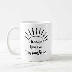 Je bent mijn Sunshine grappige Modern Mindfulness  Koffiemok