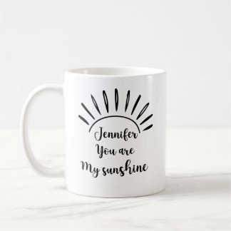 Je bent mijn Sunshine grappige Modern Mindfulness  Koffiemok