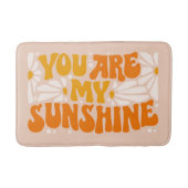 Je bent mijn Sunshine Groovy Grafisch Badmat (Voorkant)