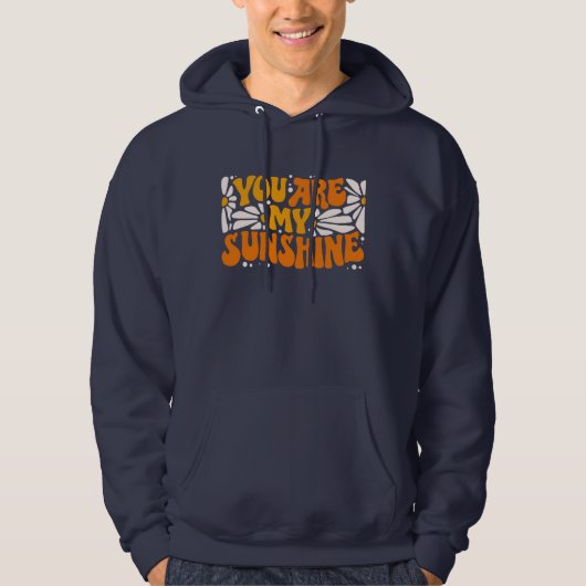 Je bent mijn Sunshine Groovy Grafisch Hoodie (Voorkant)