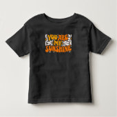 Je bent mijn Sunshine Groovy Grafisch Kinder Shirts (Voorkant)