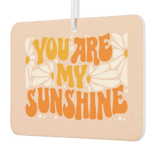 Je bent mijn Sunshine Groovy Grafisch Luchtverfrisser (Links)
