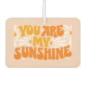 Je bent mijn Sunshine Groovy Grafisch Luchtverfrisser (Voorkant)