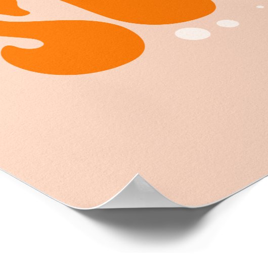 Je bent mijn Sunshine Groovy Grafisch Poster (Hoek)