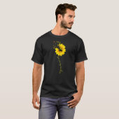 Je bent mijn Sunshine Half Sunflower Dachshund Dog T-shirt (Voorkant volledig)
