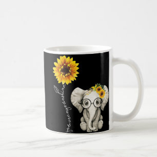 Je bent mijn Sunshine Hippie Sunflower Elephant Gi Koffiemok