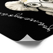 Je bent mijn Sunshine Hippie Sunflower Elephant Gi Poster (Hoek)