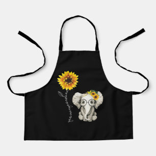 Je bent mijn Sunshine Hippie Sunflower Elephant Schort