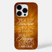 Je bent mijn Sunshine Hoesje-Mate iPhone Case (Achterkant)