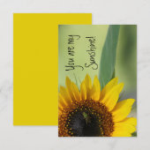 Je bent mijn Sunshine-kaart Bedankkaart (Voorkant / Achterkant)